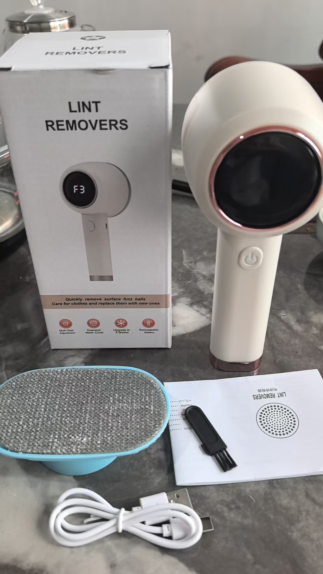 Yeni Model Dijital Göstergeli Tüy Topı Temizleyici Ev Tipi Şarjlı Tüy Çıkartıcı Taşınabilir Küçük Boy Elbise Tırnak Makinesi Sınır Ötesi Stok