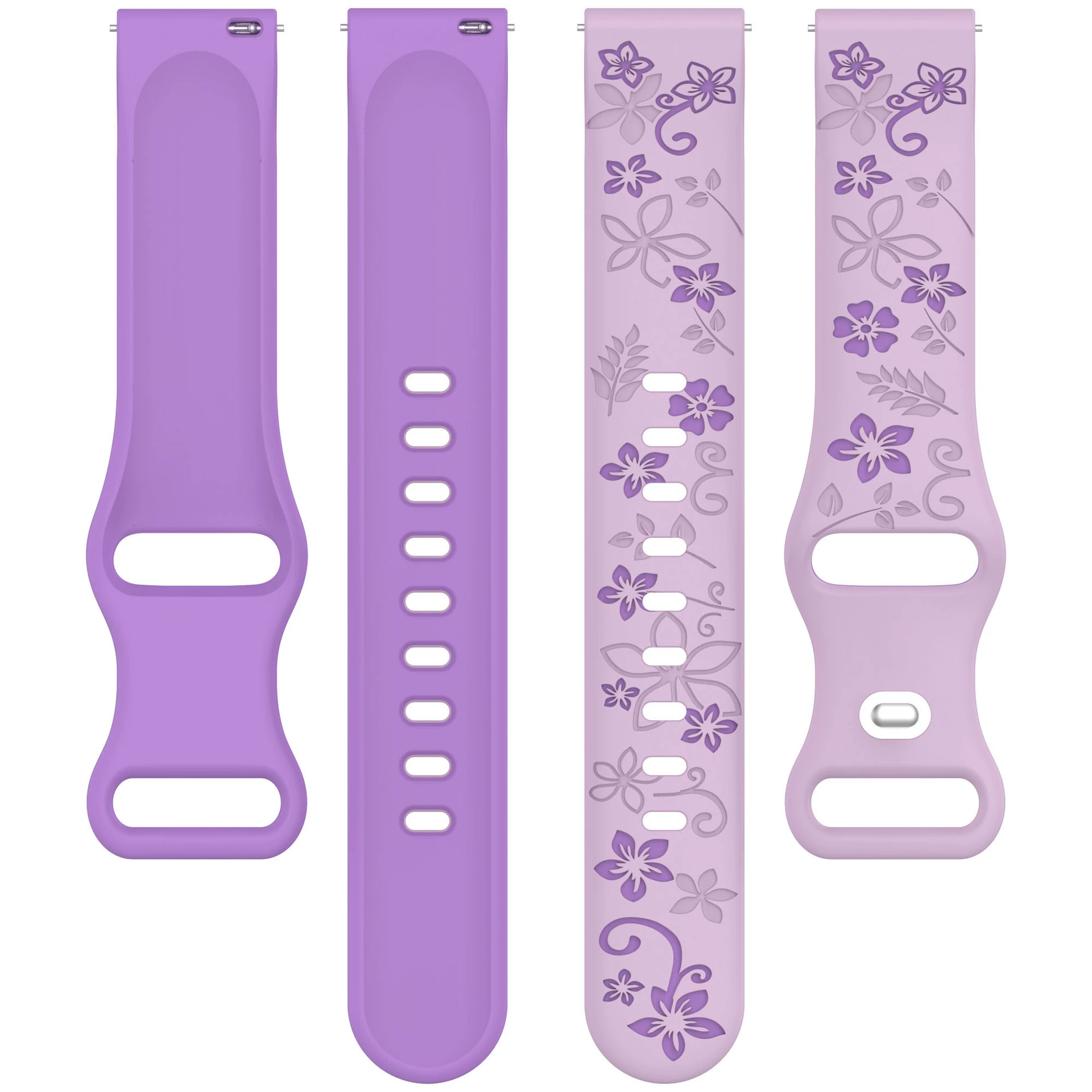 Samsung, two-color silicone changeable watch strap, 22mm