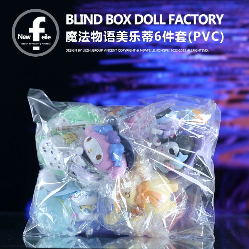 Sanrio Magic Story серия blind box ручной работы украшения, стильные украшения Kuromi Melody, куклы гашапон