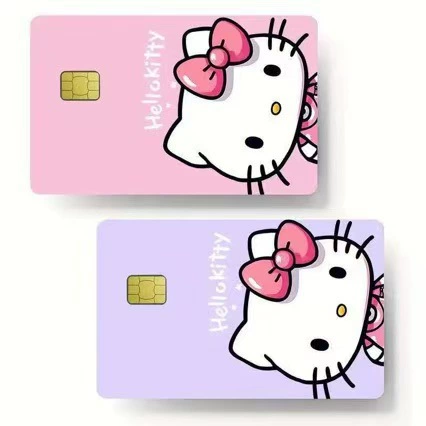 (Cross-border trading), cute cartoon waterproof card protection case, sticker, new collection
