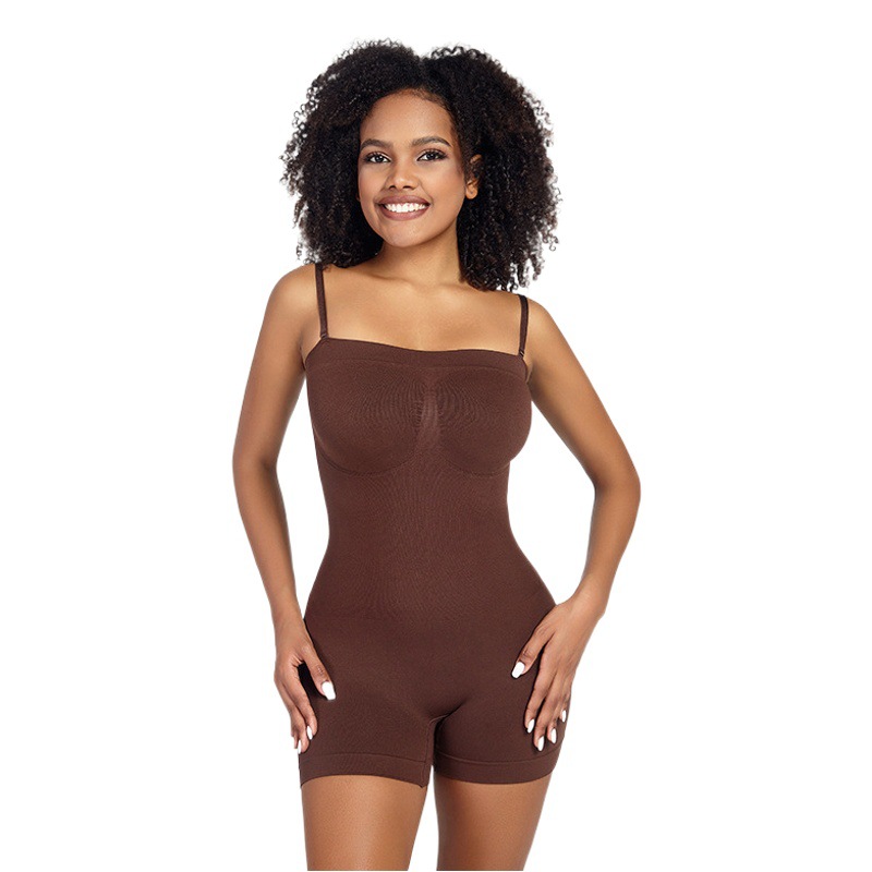 2023 hot selling tight waist corset waist wrapped chest high waist shaping underwear T-shaped boxer jumpsuit