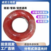 厂家光纤1芯2芯多模铠装感温光缆测温传感探测光缆线测温光缆