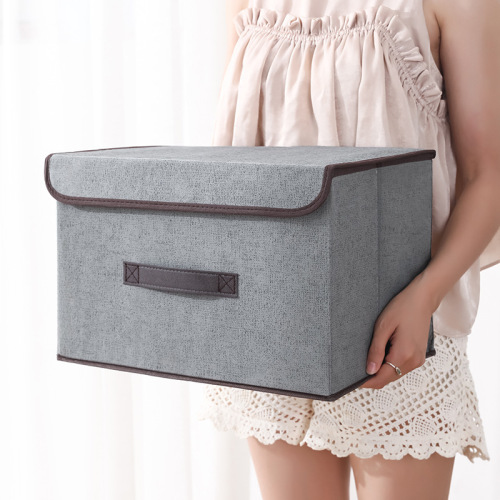 Korean-style combination storage box, foldable storage basket, beige miscellaneous storage basket factory, PP board underwear storage box, dropshipping