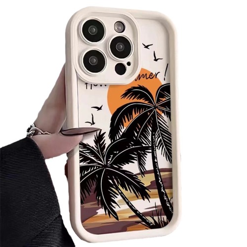 Landscape coconut tree suitable for Huawei Mate 60 Pro anti-drop P60 phone case nova 12 niche Honor 90 soft
