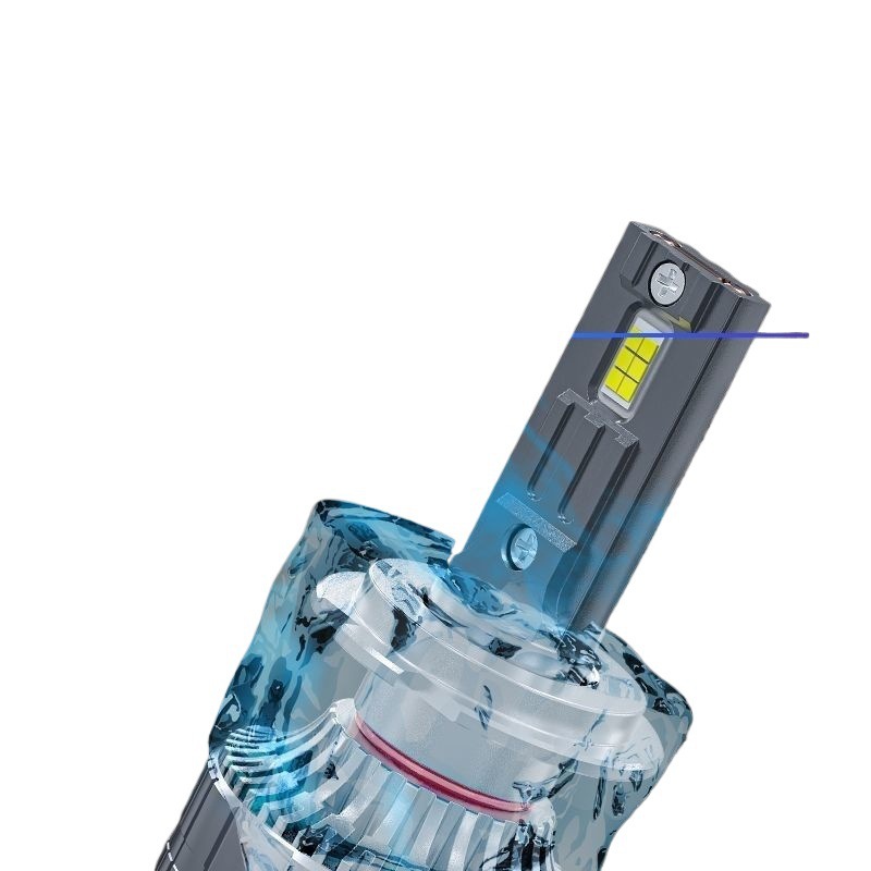 LED Laser Headlight 12V H1 Car Light H7 H4 Integrated And Modified Super Bright High Low Beam Bulb_voghion.com
