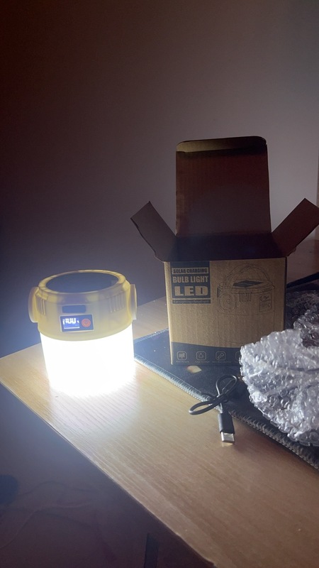 LEDソーラーキャンプランプ、プラグなし、家庭用緊急ナイトマーケット屋台ランプ、省エネUSB充電式キャンプ屋台ランプ|undefined