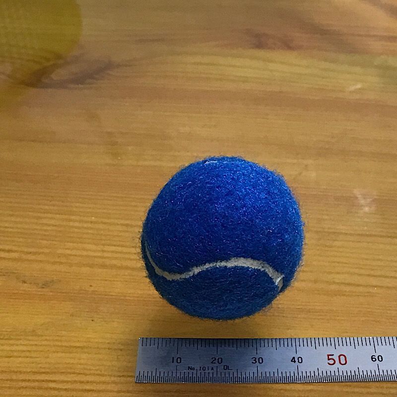 4CM 파란색 작은 테니스 공