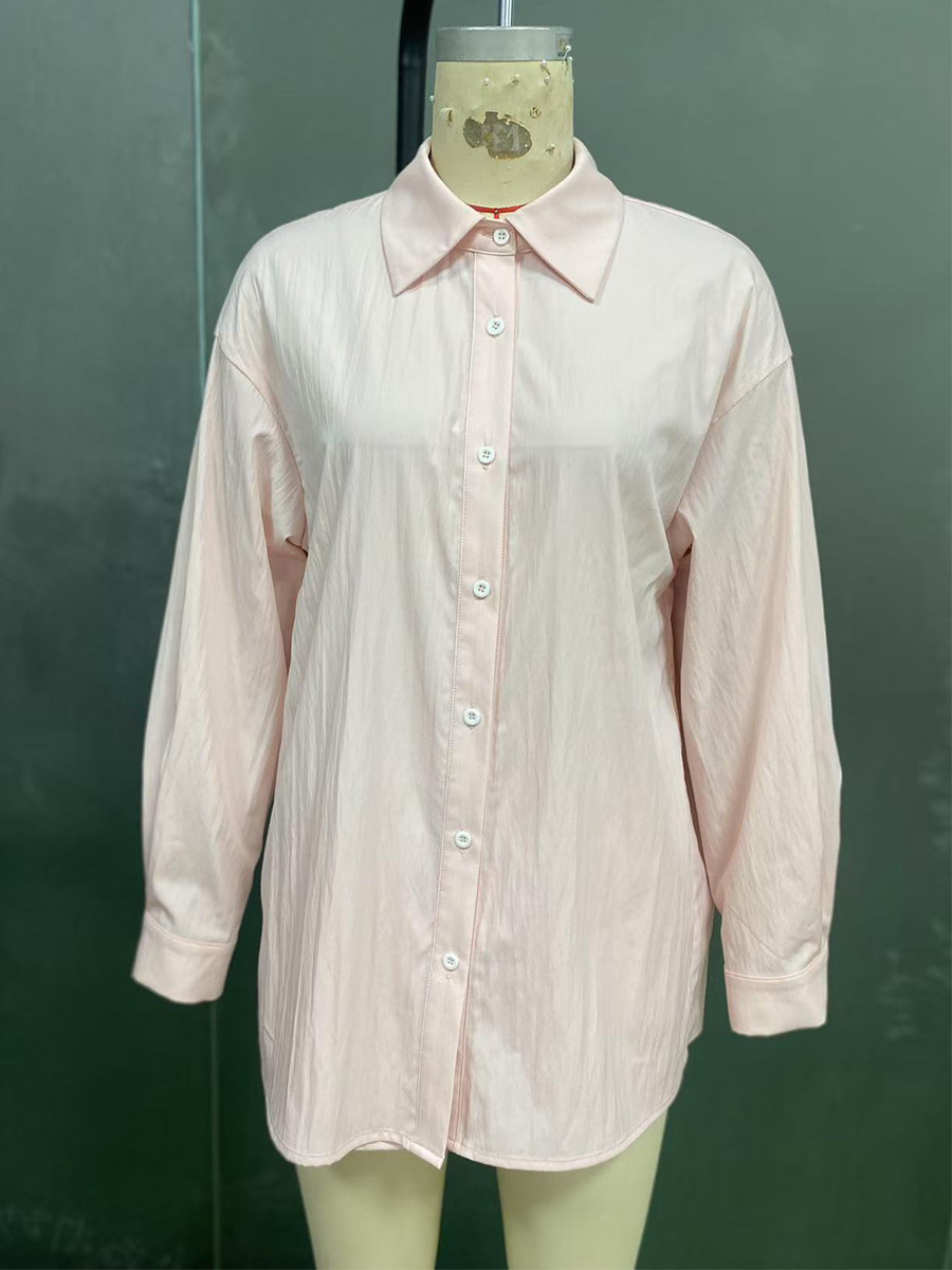 GraceChic Herbst 2025 Neue grenzüberschreitende Außenhandels-Langarmhemd-Shorts-Cardigan-Zweiteiler im europäischen und amerikanischen Stil_voghion.com