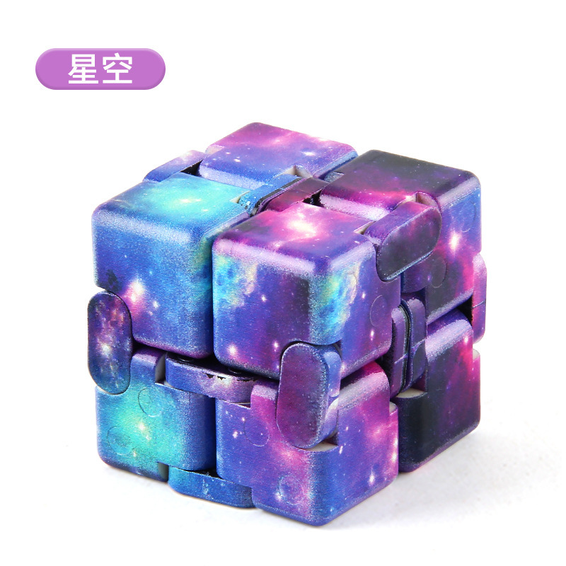 Cubo de Rubik Infinito para Dedos de Plástico Antiestrés y Plegable