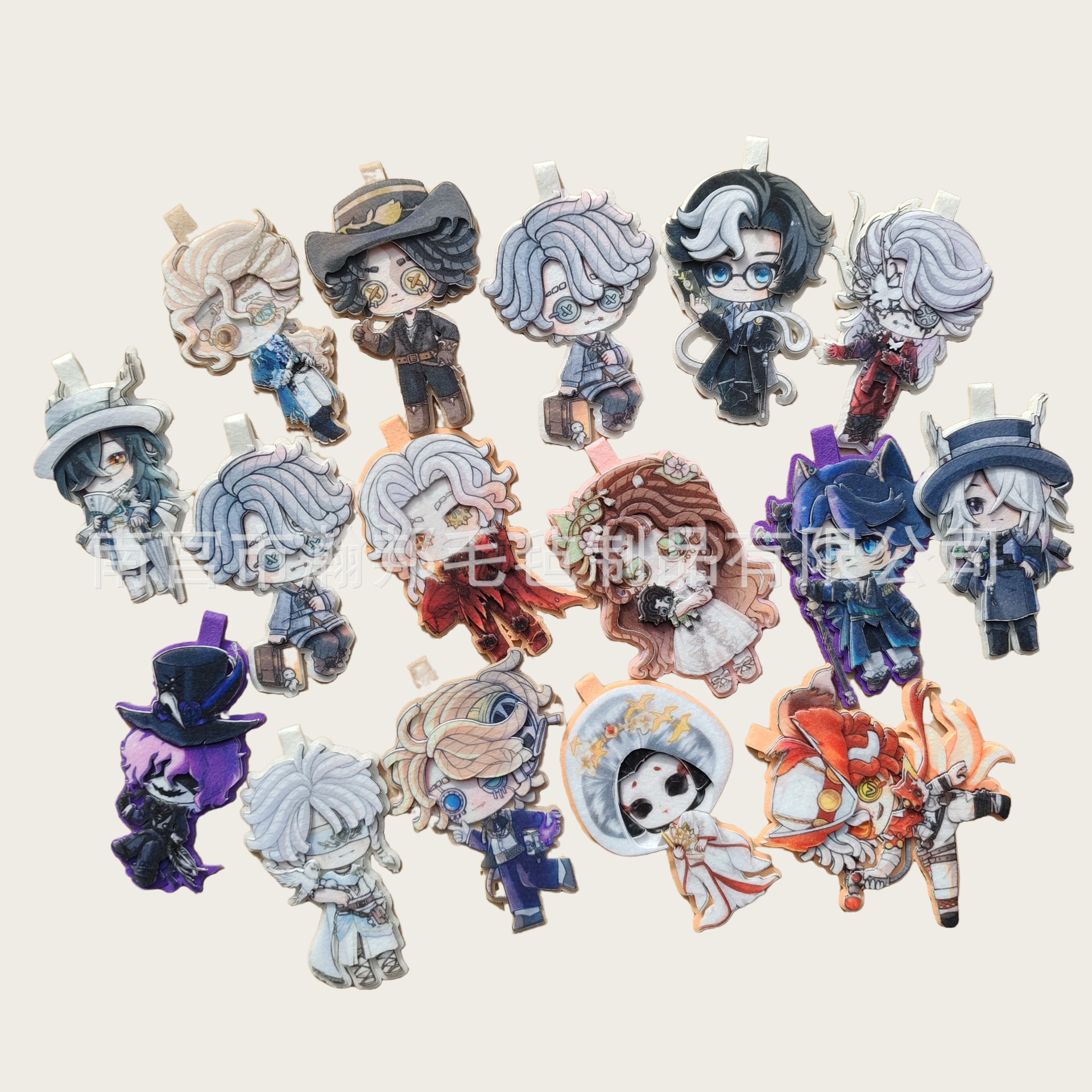 现货不织布挂件第五人格同人周边动漫钥匙扣恋与深空新款毛毡挂饰