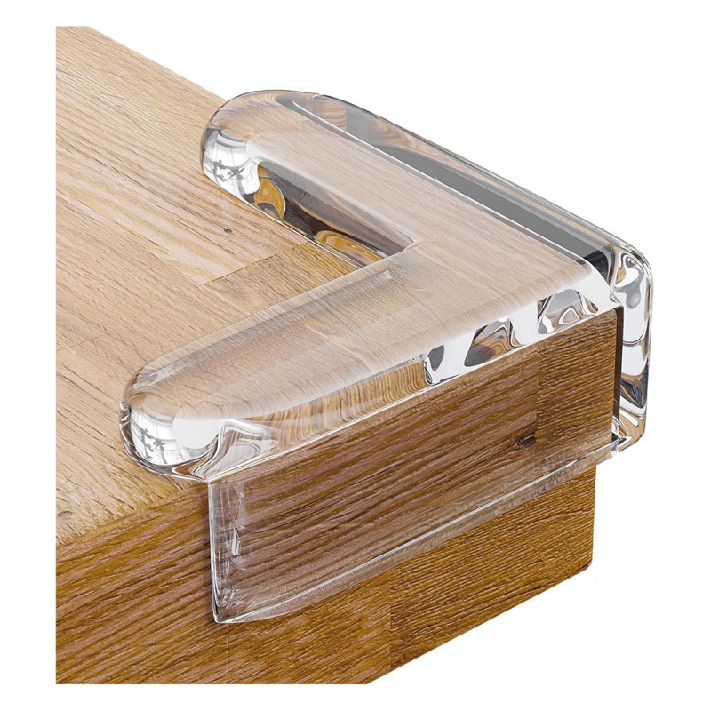 Anti-Collision Corner Transparent Table Corner Protector Anti-Collision Sticker Window Silicone Protective Cover Transparent Water Drop Anti-Collision Corner Protector