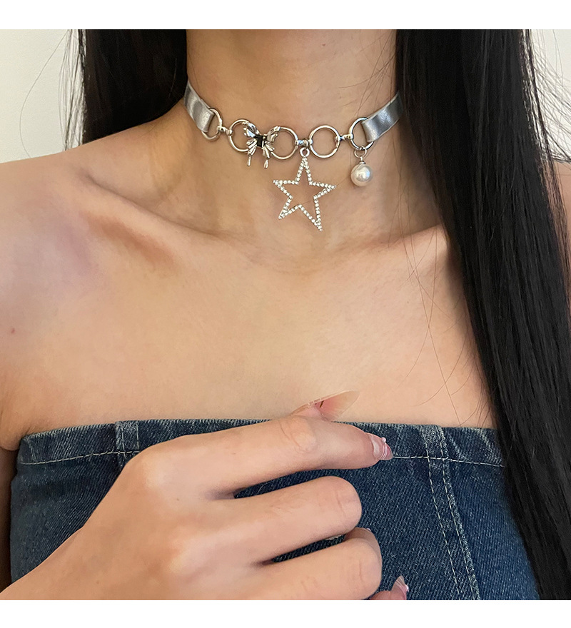 Women's Gender Vacation Classic Style Star Alloy Choker Wholesale