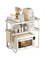 A5L微波爐架子置物架台面烤箱可拆卸雙層多功能桌面廚房收納家用