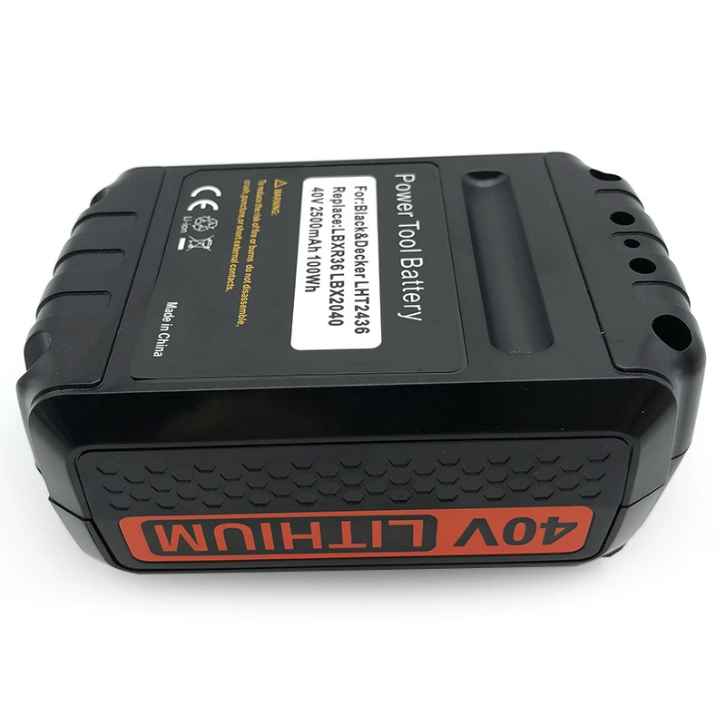 Совместимо с литиевой батареей 40V Black Decker LBXR36 LBX2040, альтернатива аккумулятору для инструмента