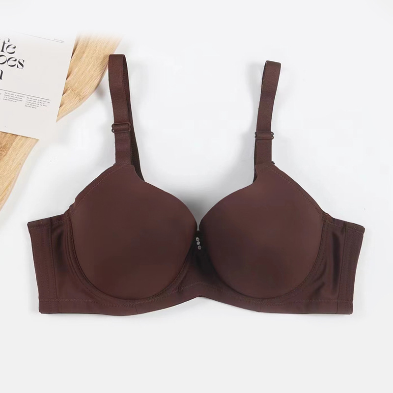 工場の現物の対外貿易の大きいサイズのブラジャーの光沢の薄い杯はスチールリングの調整型があります。|undefined