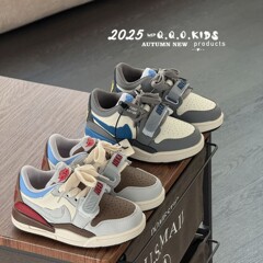 2025秋季新款儿童休闲鞋时尚潮流户外男女童软底运动鞋学生篮球鞋