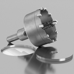 Bailey carbide hole opener stainless steel hole opener iron plate steel plate metal aluminum alloy hole expander drill bit