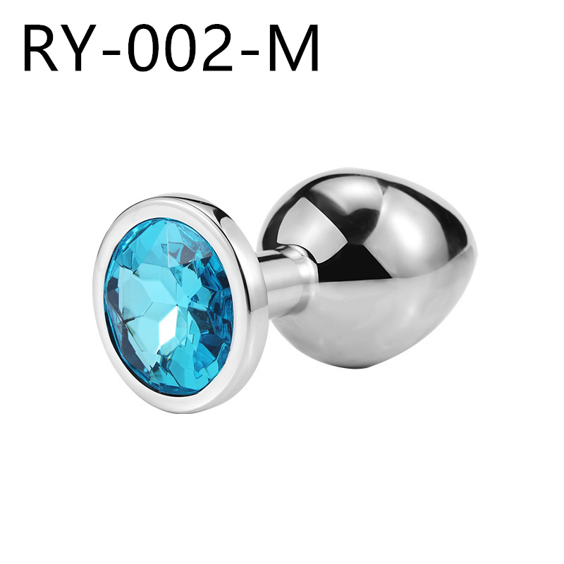 Volver corte metal anal plug adulto hombres y mujeres SM compartir masturbación clímax sexy anal plug adulto suministros pequeño mediano grande