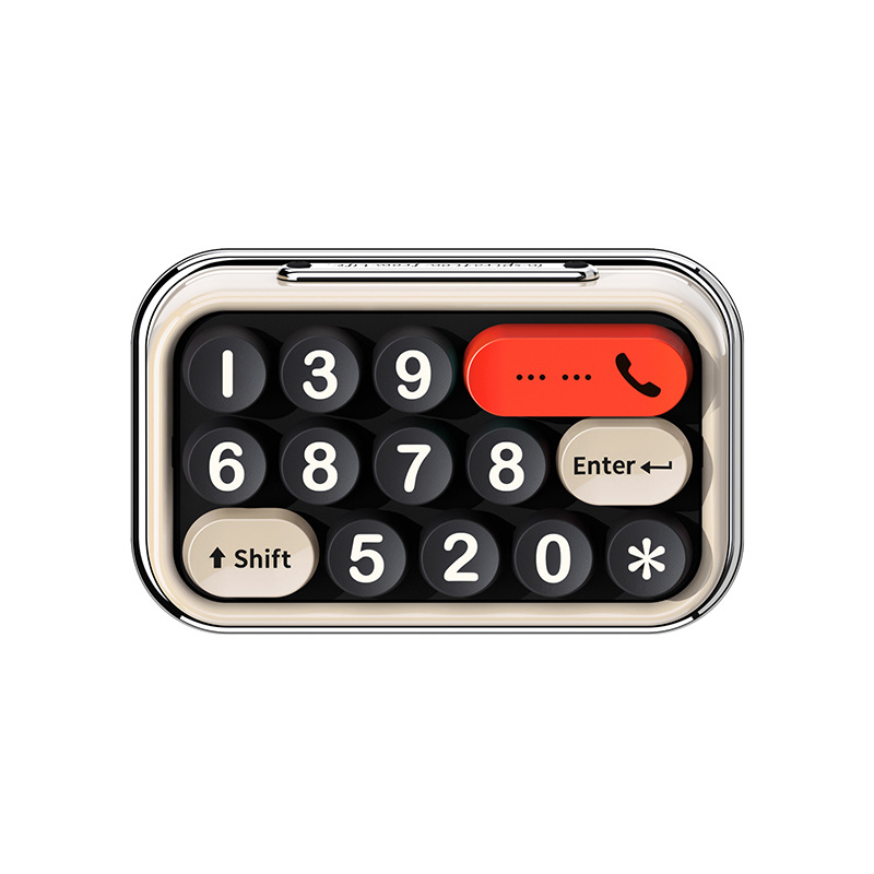 키보드 맨-라운드 키 레트로 쌀