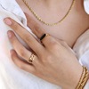 Accessory, chain stainless steel, ring, European style, simple and elegant design