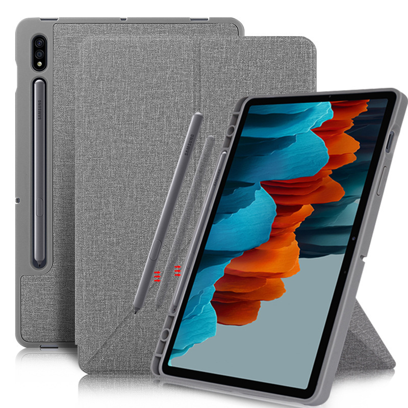 For Samsung Galaxy Tab S8Plus X800 12.4 "S9 S10 Deformed Pen Slot Protective Cover