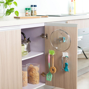 Kitchen Wall-Mounted Pot Lid Holder Double-Sided Adhesive Sp