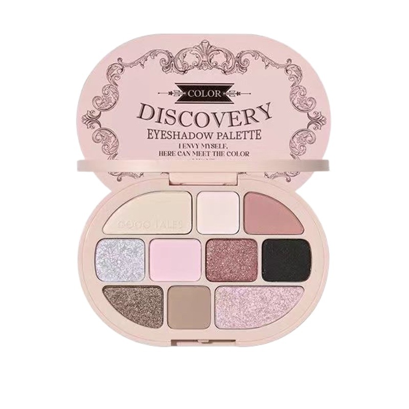 GOGO TALES GOGO Dance 10 Color Lolita Eyeshadow Plate High-gloss Revision One Plate Milk Brown Eyeshadow GT486