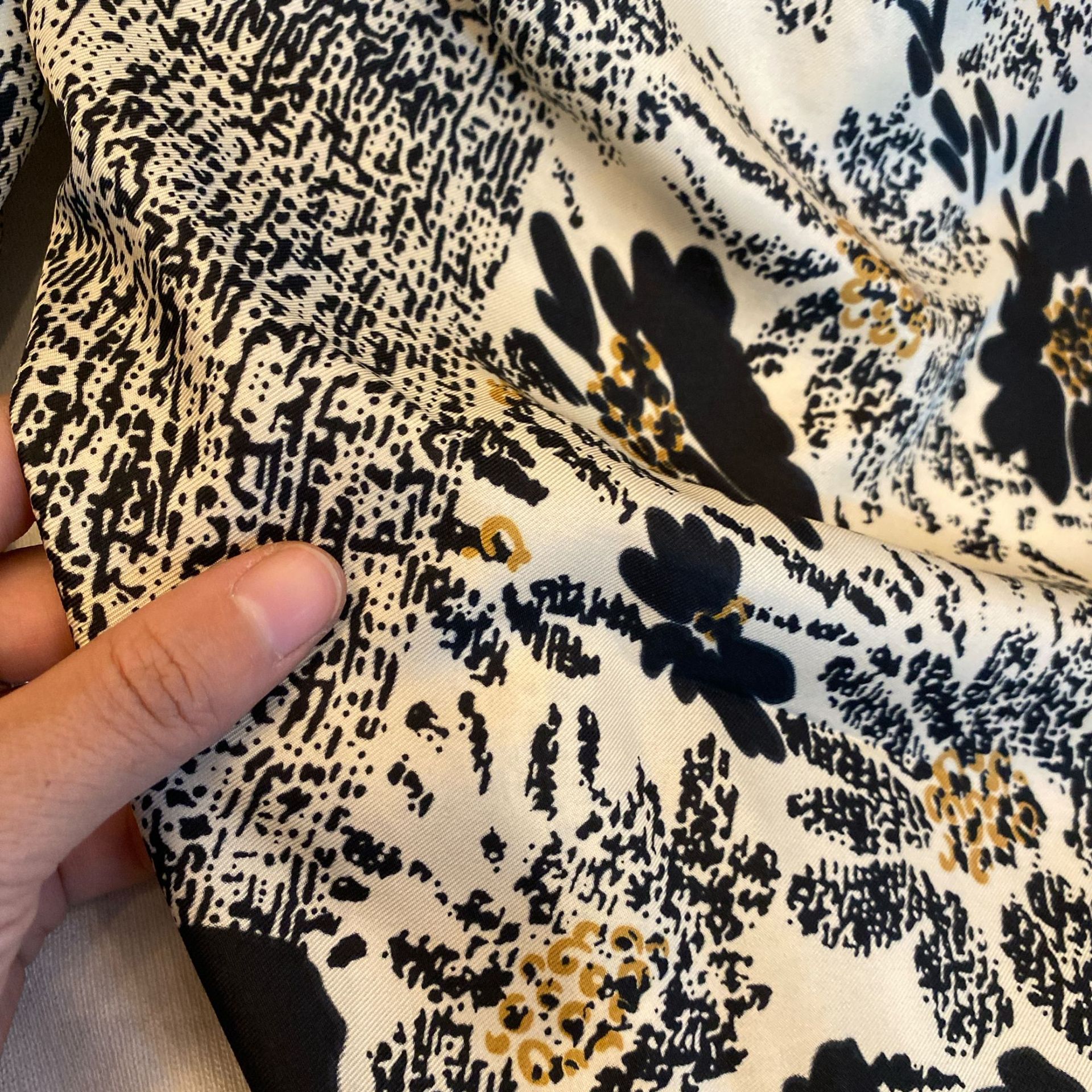 Holiday, Daily Occasion Women's Simple Style Color Block Polyester Printing Scarf