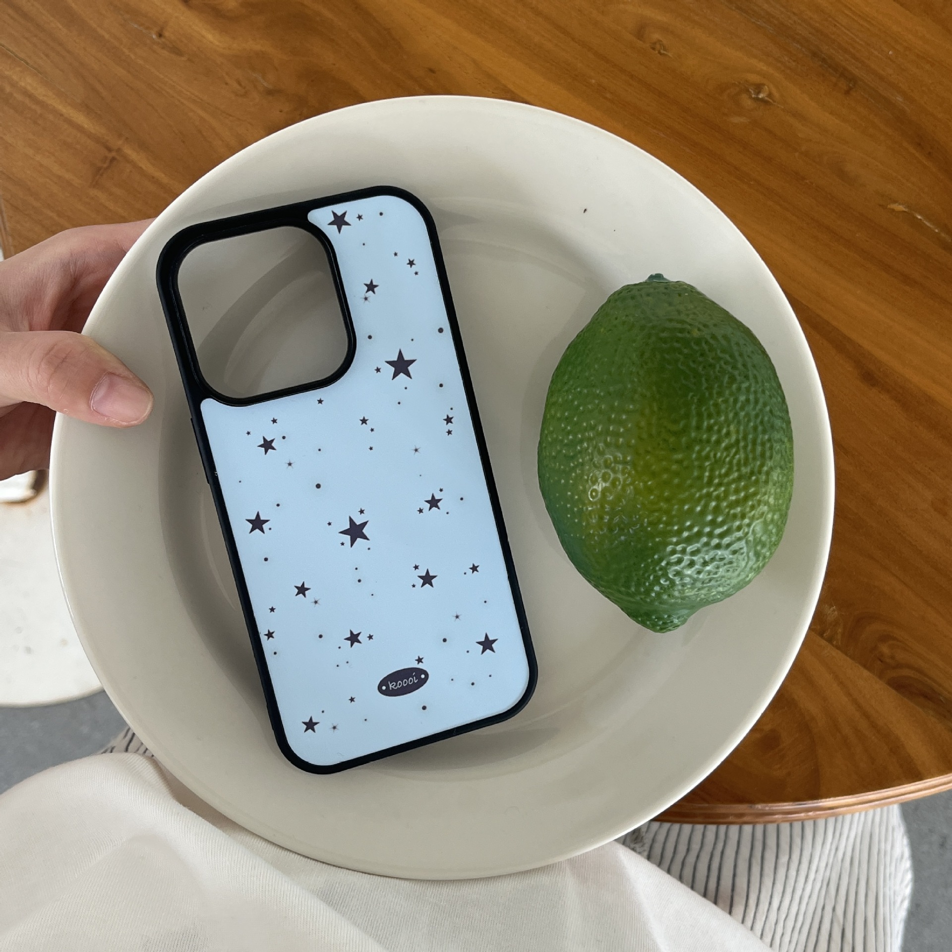 Perro salchicha estrella de salpicaduras de tinta retro simple para Apple 15Pro funda para teléfono móvil 16PM nuevo 14/13 curita 15