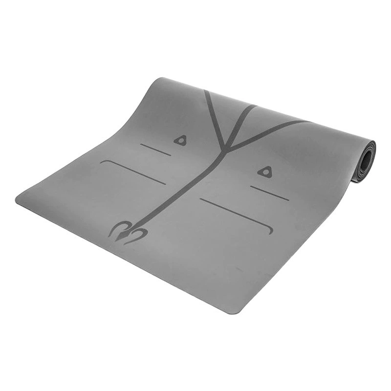 Натуральные резиновые коврики для йоги противоскользящие позы линии pu туземный коврик трансграничный фитнес коврик йога-студия печати LOGO