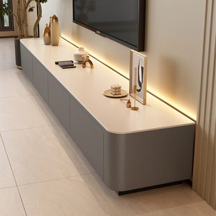 Nordic Slate Tv Cabinet for Guest Home Small Apartment Light Luxury Modern Simple Floor-Standing Coffee Table Tv Cabinet Combination