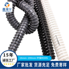 PVC塑筋增强缠绕牛筋龙骨增强塑料排水排污塑料管吸尘防冻穿线