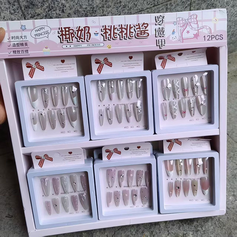 Estampado de ojos de gato con armadura, pegatinas de uñas con gelatina, dibujos animados de estudiantes lindos, desmontables, ponis con armadura image 142