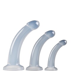 Yunman Crystal Anus Ring Suction Cup Transparent Anal Plug Female Post-Coital Self-Pleasure Device Anal Dilator False Penis Adult Sex Toy