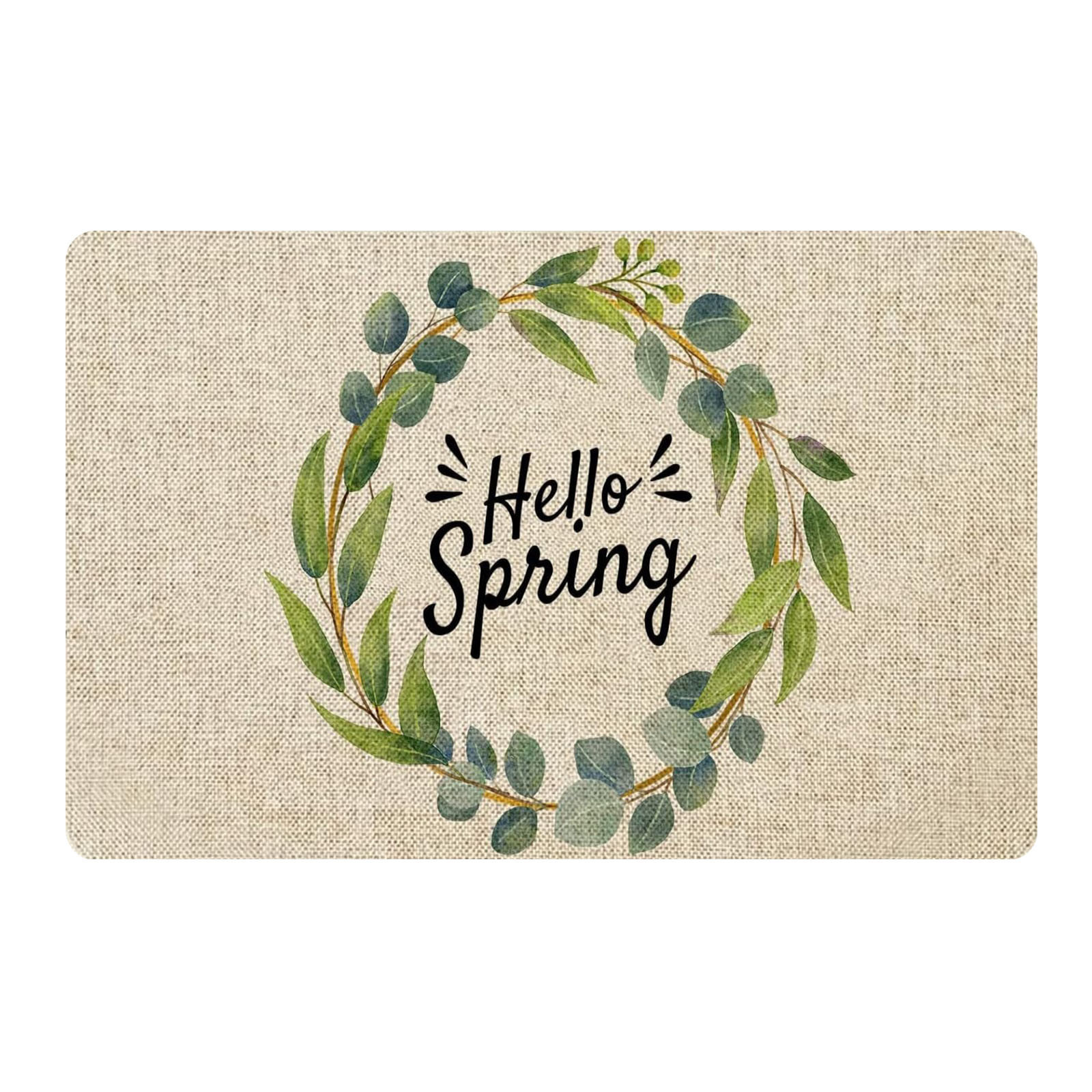 Transfronterizo de Amazon conejo de Pascua alfombra de piso decorativa Flor de camión alfombra de puerta de interior y exterior alfombra de pie de pasillo al por mayor