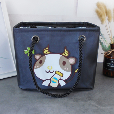 洗澡包女大容量浴兜包男士洗澡篮子手提软可折叠便携洗漱包沐浴筐|ru