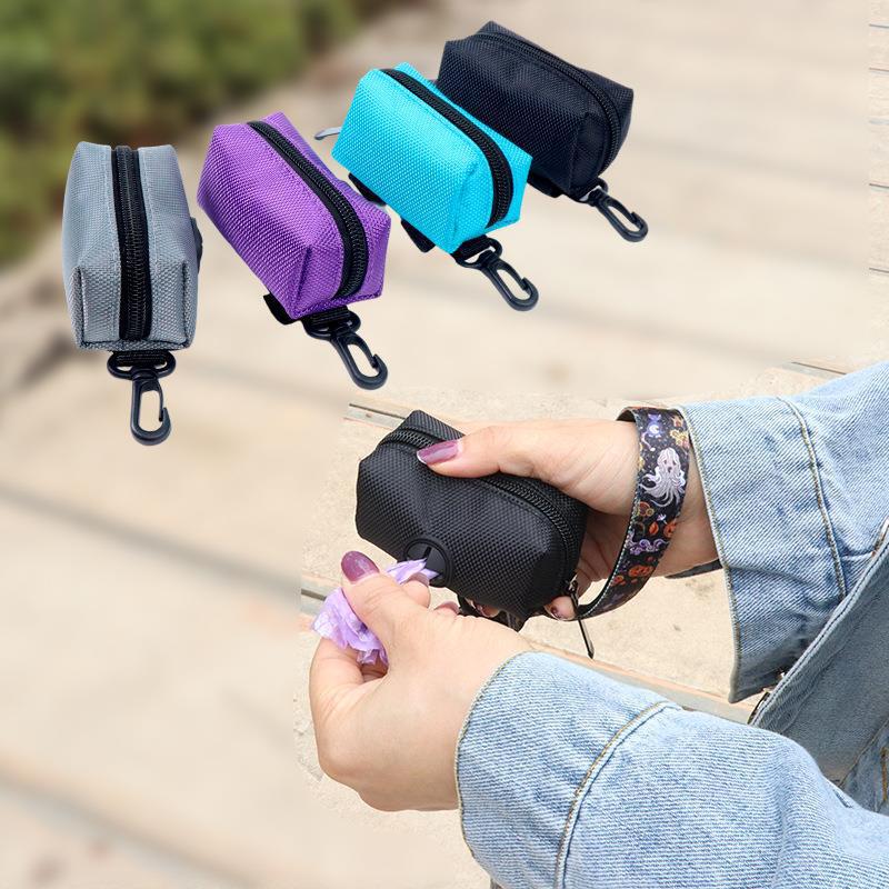 Cross-border new pet garbage bag storage bag dog go out convenient dog pick bag garbage shell nylon cloth bag Cross-border new pet garbage bag storage bag dog go out convenient dog pick bag garbage shell nylon cloth bag