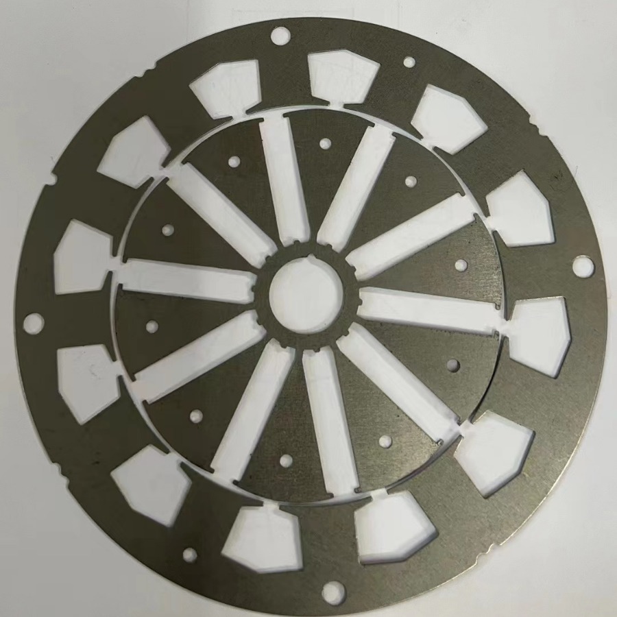 444#定子外径140电机冲片定转子铁芯内置磁钢