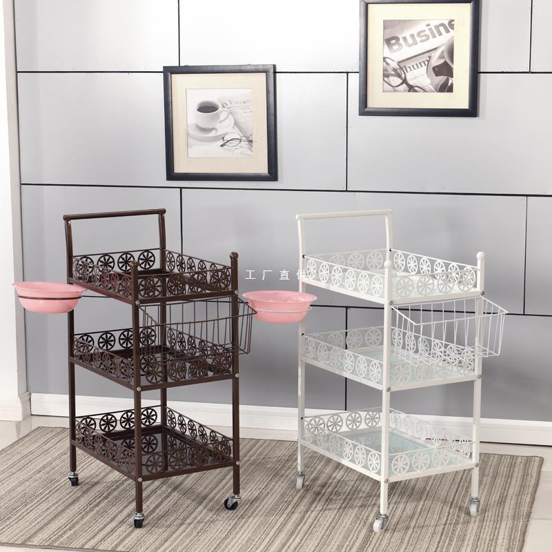 美容车三层美容美发推车美容院小推车火罐纹绣工具置物架美甲推车