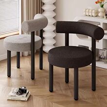 轻奢网红化妆椅女生卧室家用靠背椅子书桌椅简约美甲椅梳妆台凳子