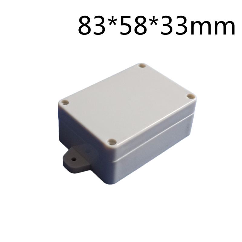 供应透明防水盒 防水接线盒报警器外壳83*58*33mm白色透明加厚