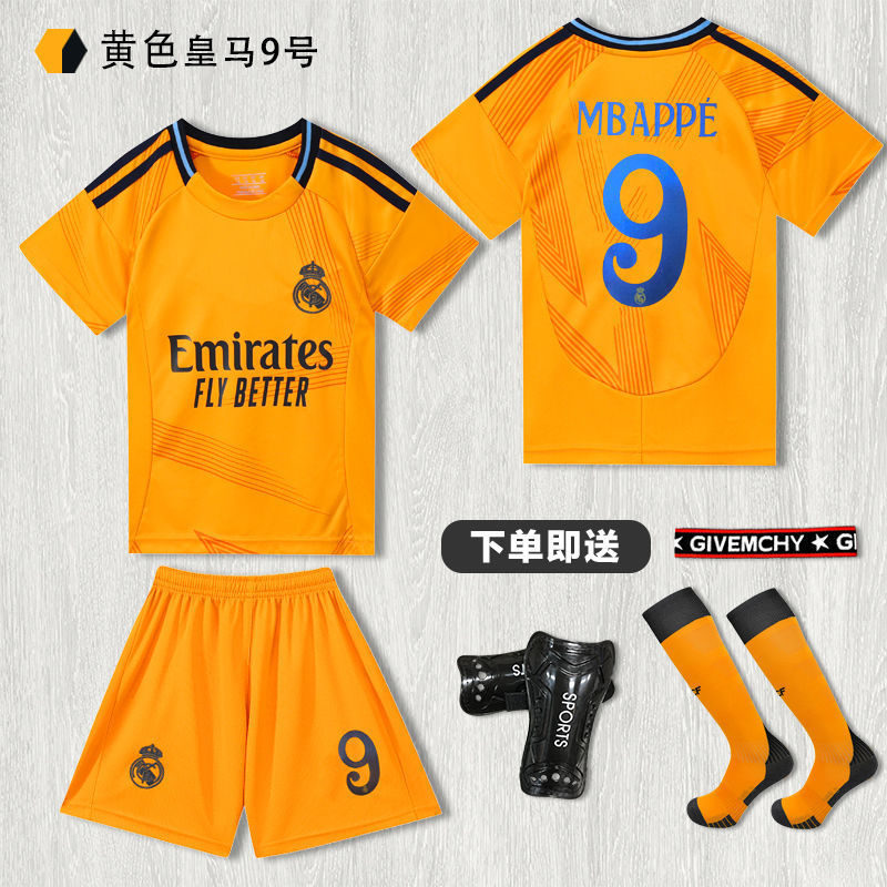 子供用サッカーユニフォームセットメッシ・ネイマール・ロナウドジャージスポーツ速乾性サッカートレーニングユニフォームチームユニフォーム|undefined