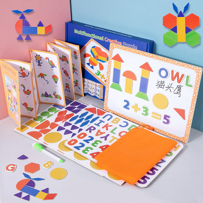 Fun Children's Word Puzzle Intelligence Toy Letter Matching Spelling Game Case English Letter Cognition