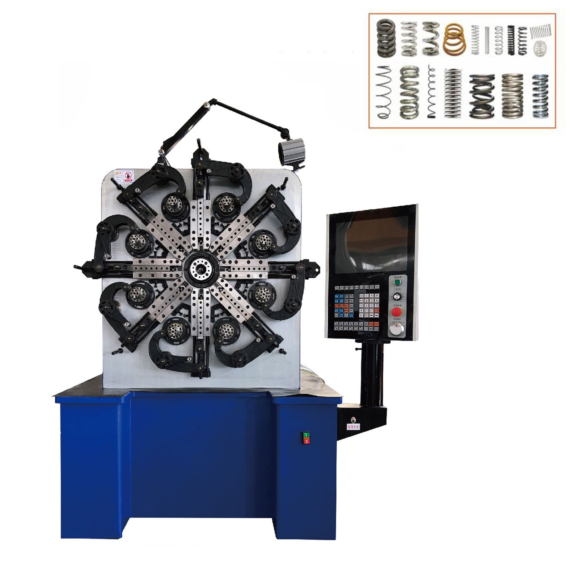 鑫圣数控凸轮弹簧机金属线材加工八爪多功能弹簧成型机器