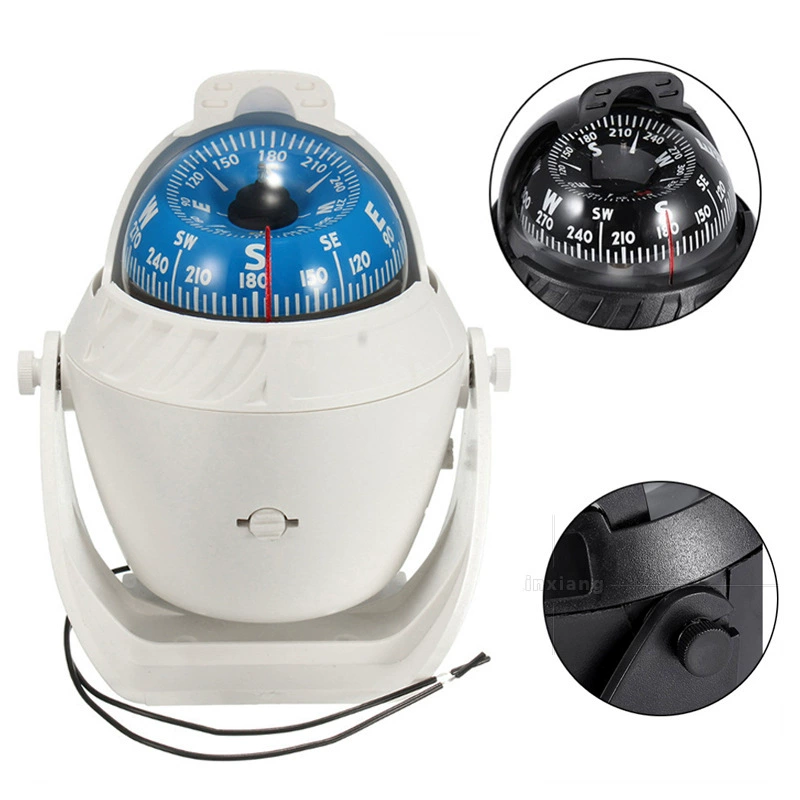 Морской Океанский компас Amazon AliExpress горячая Распродажа Высокая точность светодиодная яхта навигация черный/белый