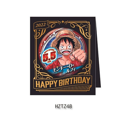 Бейдж дня рождения Comic Factory ONE PIECE Лuffy Zoro Chopper Sanji Nami стойка для бейджей на день рождения