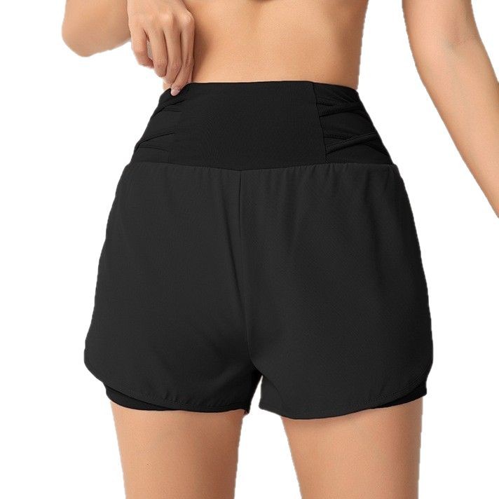 Anti-exposure quick-drying sports shorts women's slimming breathable running yoga training marathon fitness pants summer