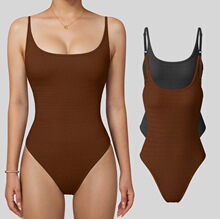 B 44691 U Neck Sleeves Bodysuit �o��o���B�w��