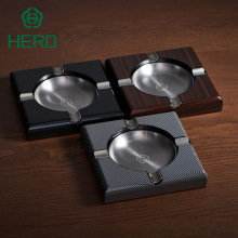 HERO/英雄 雪茄金属创意时尚个性精品方形大烟灰缸缸送礼工艺批发