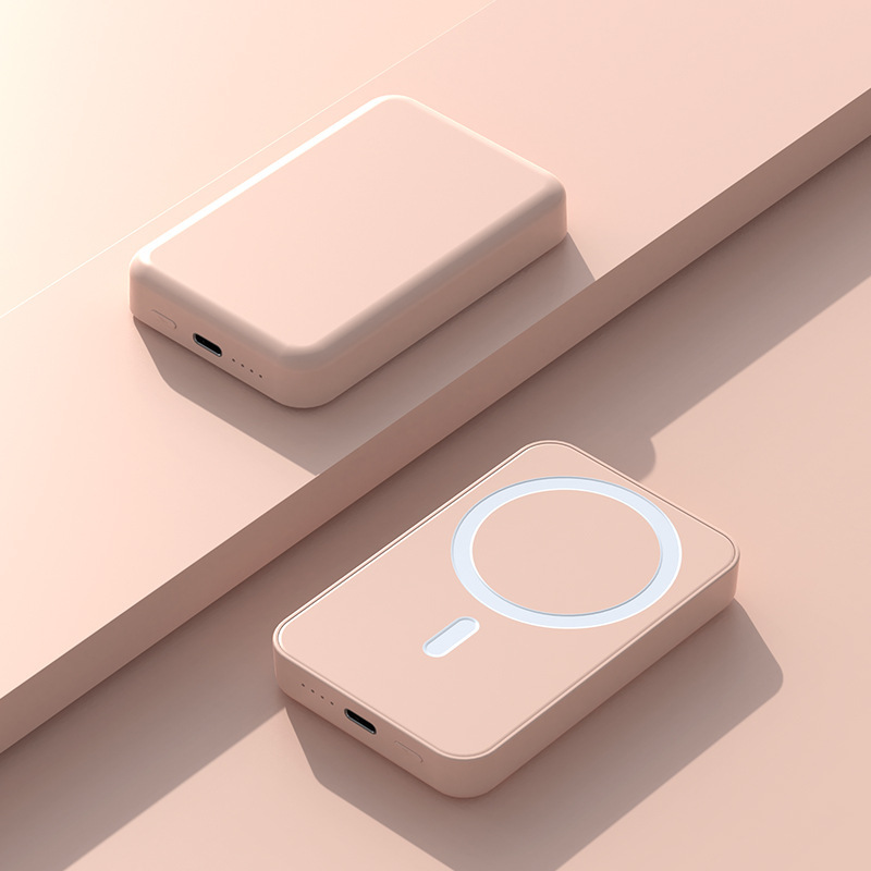 适用苹果Magsafe磁吸无线充电宝10000毫安快充移动电源power bank|undefined